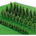 Miniatyrbild 1 av 5: 50 modellträd, 3D-modellträd, mikromodelträd, modelljärnvägsträd