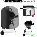 Miniatyrbillede 4 af 5: Kulgrillovertræk, Vandtæt Betræk til Udendørs Grill