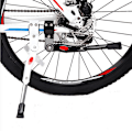 Pikkukuva 2 / 5: MTB-pyöräteline Maantiepyöräteline, alumiiniteline, pysäköintiteline, polkupyörä