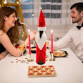 Miniatyrbild 5 av 5: Set med 4 röda julvinsflaskepåsar, rödvinsflaskeset, Fab