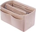 Handväskans organiser i filt, damväskans innerficka för förvaring