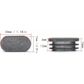 Miniatyrbilde 3 av 5: Plasthetter for møbelben Oval hetter for stolben Plast