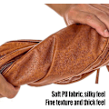 Miniatyrbild 4 av 5: (Brun) Dam Crossbody Väska i Mjukt PU Läder Dam Handväska C