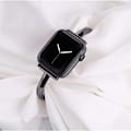 Miniatyrbillede 2 af 5: Sort 38/40/41mm, rustfrit stålarmbånd kompatibelt med Apple Watch