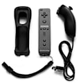 Miniatyrbillede 2 af 4: 1 sæt hvide 2 i 1 controllere til Wii, Nunchuck-controller, Re