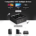 Miniatyrbillede 4 af 5: HDMI-switch 4k @ 60hz Bidirektionel Splitter HDMI-switcher 2 i 1