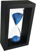 Blå timglas 30 minuter timer timglas för prydnadsdekoration