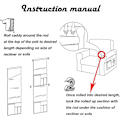 Miniatyrbillede 4 af 4: Sofa Armlæn Organizer, Skridsikker Sofa Armstol Lomme, Stof Opbevaring