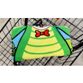 Pikkukuva 3 / 5: Piirretty, krokotiili, lasten kylpypyyhe, huppu poncho pyyhe, s