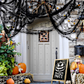 Miniatyrbillede 5 af 5: 3 stk. (sort) Halloween uhyggelig klæde 78 x 30 tommer, Spooky Hallo