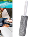 Miniatyrbillede 1 af 3: Pumice Toiletbørste Husholdning Toilet Skål Rengøring Limesc Grå 3.