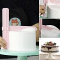 Pikkukuva 5 / 5: Kakkusilottaja, Säädettävä Kakkuspatula Kakkuraspa Fondant-silottaja