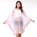 Miniatyrbilde 3 av 3: 1 stk EVA regnfrakk poncho for sykling, rosa lepper