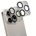 Miniatyrbillede 1 af 3: [2-pak] iPhone 15 15 Pro Max linsebeskyttelse i hærdet glas