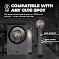 Pikkukuva 2 / 5: LED-ulkoseinävalaisin - Hiekanharmaa/Antrasiitti - Kuutio - Neliö - 1