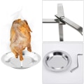 Miniatyrbillede 3 af 5: 2 stk. rustfrit stålbryggeri rotisserie vertikal foldbar rotisserie