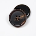 Miniatyrbillede 1 af 5: 10 stk. (kaffe, 15 mm) Tøj Knapper - Fashion Horn Sy Knapper