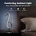 Miniatyrbillede 2 af 5: LED-sengelampe, farverig USB-nattelys, dæmpbar RGB-bordlampe