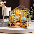 Miniatyrbillede 4 af 5: Trædukke Model Møbler Renoveringssæt - Træhåndværk Drivhus