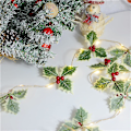 Miniatyrbild 4 av 4: 1 st 2 meter jul LED-slingor julgran, tall, slinga