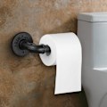 Miniatyrbillede 4 af 4: Retro industrielt smedejerns toiletpapirholder LED håndklædestang