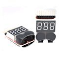 Miniatyrbillede 3 af 5: 1S-8S Batteritester, RC Batterialarm Buzzer Lipo Checker med L