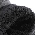 Miniatyrbillede 3 af 4: Herre sorte cashmere handsker med tyndt for og kabeldesign, pl