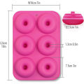 Miniatyrbilde 5 av 5: 3 stk Donutformer, matkvalitet non-stick silikon Donutformer for