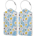 Pikkukuva 1 / 5: 11,6*7,3cm, (pieni daisy-kuvio) 2 kpl matkalaukkutagia täydellä Pri