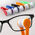 Miniatyrbillede 1 af 4: 5 stk. Mini solbriller Brille rengøring i mikrofiber