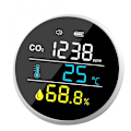 Miniatyrbilde 2 av 5: CO2-måler digitalt temperatur- og fuktighetssensor, tester, luftkvalitet