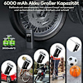 Pikkukuva 4 / 5: 6000mAh Mini Sähköinen Ilmapumppu, Kannettava Langaton Ilmakompressori