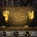 Miniatyrbilde 2 av 5: 200 LED-lys, varmt hvitt, dekorative julelys for