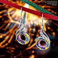 Miniatyrbillede 2 af 4: Sterling Sølv Øreringe til Kvinder Nirvana of Phoenix Drop Dangle