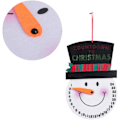 Miniatyrbillede 3 af 4: 2 stk. Juleophæng Snemand Adventskalender til feriedage U