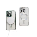 Pikkukuva 5 / 5: iPhone 16 Pro Max -kotelo magneettirenkaalla, läpinäkyvä kuori, shi