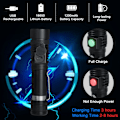 Miniatyrbillede 2 af 5: Lommelygte, 1000 lumen USB genopladelig LED lommelygte, 4