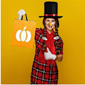 Miniatyrbillede 4 af 5: Snemand Kostume Kit Til Snemand Fancy Dress Kostumer Sort Top Ha
