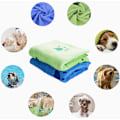 Miniatyrbillede 2 af 4: Hundehåndklæde Mikrofiber Håndklæde - Vaskbart Hunde Tæppe 2 Stykker - Hund