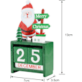 Miniatyrbillede 3 af 5: Julekalender i træ til nedtælling til jul