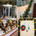 Miniatyrbillede 5 af 5: Juleguirlande, 2,7M Pejs Trappe Dekoreret Strenglys