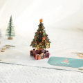 Miniatyrbilde 3 av 3: 1 stk (juletrær) 3D julekort, popup-gratulasjonskort for C