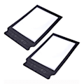 Miniatyrbillede 1 af 5: A4 Full Page Lupe, 2-pak Stor Lupe 3 X