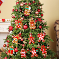 Miniatyrbillede 2 af 4: 12 stk. julepynt, peberkagemand dekoration til jul