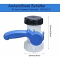 Miniatyrbillede 2 af 5: Butterflyventil, PP Butterflyventil med 62mm Møtrikadapter til DN4