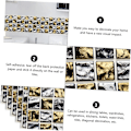 Miniatyrbilde 2 av 5: 10 stk. Simulerte flis klistremerker Flis Backsplash Flis Trim Furni