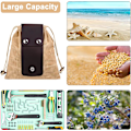 Miniatyrbilde 5 av 5: Lerret Fruktplukking Bag Forage Pouch Lerret Forage Pouch Belte Po