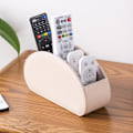 Miniatyrbild 2 av 3: （Beige）5-fack Multifunktionell PU-Läder TV-Fjärrkontroll