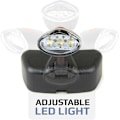 Miniatyrbild 3 av 3: Deluxe PRO Series pannbandlupp med LED-ljusfunktion och