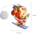Miniatyrbild 2 av 5: LED-sugkoppstomtelampa, ljusslinga julskyltfönster-C